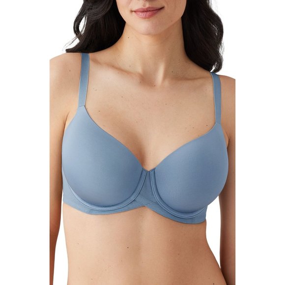 Wacoal Other - 🆕 WACOAL Ultimate Side Smoother Underwire T-Shirt Bra 32D Blue #853281